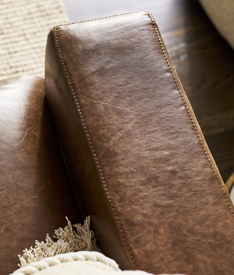 Warm Leather textural image